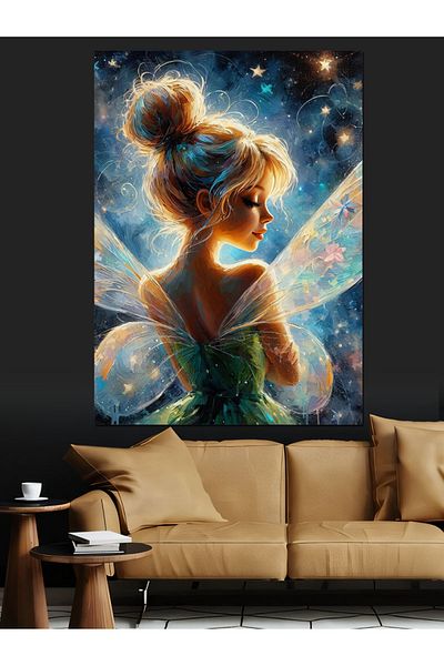 Tablomega Cute Fairy Decorative Canvas - Ξύλινο Πίνακα MDF