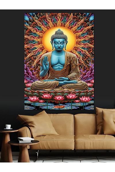 Tablomega Pânză decorativă tematică hinduism - pictură din lemn MDF