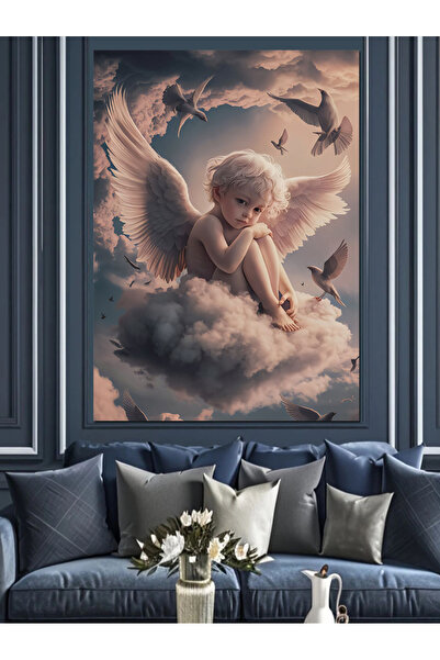 KanvasSepeti Pânză decorativă Masum Melek - Pânză texturată de înaltă calitat...