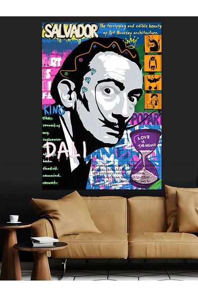 Tablomega Διακοσμητικός καμβάς Salvador Dali - Ξύλινος πίνακας MDF