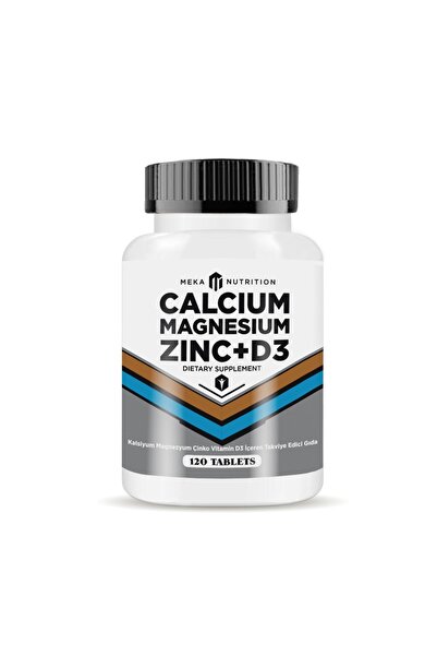 Meka Nutrition Kalsiyum Magnesyum Zinc Vitamin D 120 Tablet