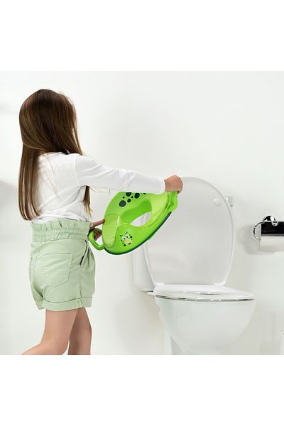 My Carry Potty Reductor de scaun de toaletă cu mânere, Scaunul meu de antrenament, Dino