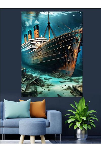 Tablomega Pânză decorativă Titanic - Lemn MDF