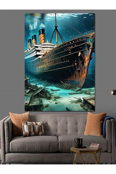 Tablomega Pânză decorativă Titanic - Lemn MDF