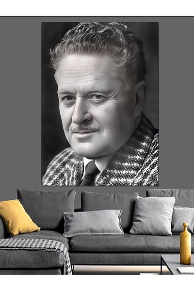Tablomega Pânză decorativă Nazım Hikmet - Lemn MDF