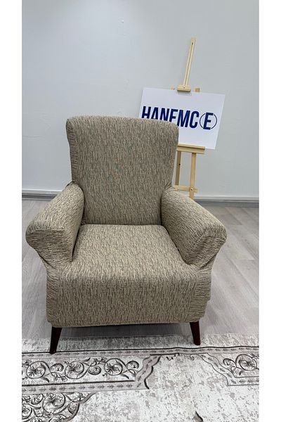 HaNemCe Разтеглив еластичен гъвкав памучен жакардов калъф за фотьойл