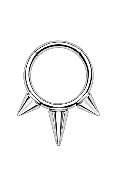 MORNEVA Cerrahi Çelik | Spayk Çiviler Sivri Uçlu Kilitli Halka Daith Helix Septum Piercingi