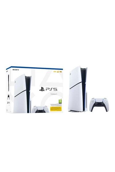 Sony Consola Sony PlayStation 5 Slim (PS5), 1TB, Disc Edition (Alb)
