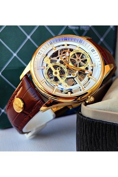 Raymond Skeleton Special Design Men's Wristwatch