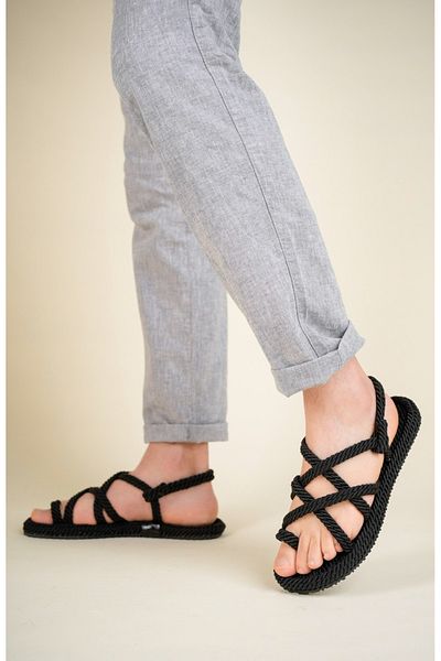 muhhu moda Wicker Handmade Rope Sandals