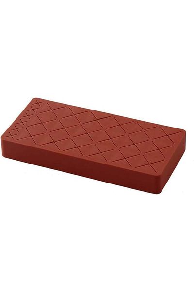 WhatUneed WhatUneed 24-lipstick organizer, silicone, brown, 19 x 9 x 2.5 cm