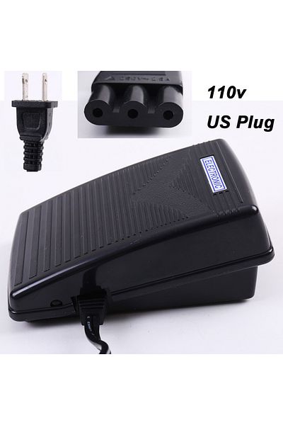 inne 110V US Plug INNE Sewing Machine Foot Control Pedal Cord 033770217 644D 734D Connector LEAD CORD H00