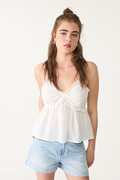 Stradivarius Bağcıklı askılı top