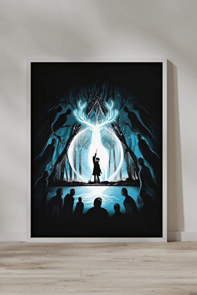 FGHGF Expecto Patronum Seri 003 Harry Potter Çerçevesiz Poster & Duvar Tablosu