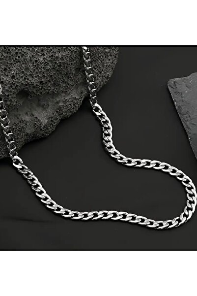 derokas قلادة نسائية سميكة من الفولاذ مقاومة للتشوه مقاس 7 ملم للموسم الجديد