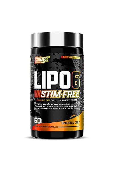 Nutrex Lıpo-6 Stim-free Fat Burner Chromium (FREE CAFFEİNE) 60 Caps