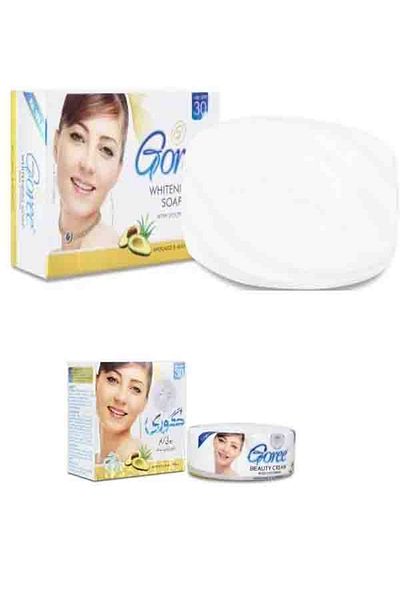goree Jouri Whitening Soap with Lycopene 100g with Jouri Whitening Cream