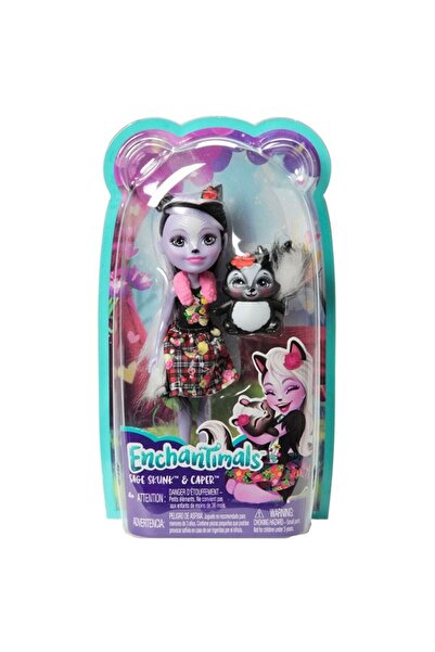 Enchantimals Karakter Bebekler Sage Skunk&caper- Dvh87