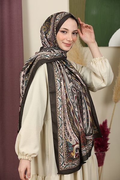 aldyoo Retro Ethnic Pattern Cotton Shawl - Black Green