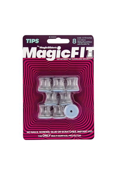 Magic Sliders Round Shape Rubber Felt Pad Set 0.55 - 0.70Inch