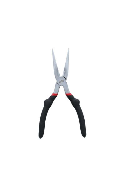 ACE Ergonomic Vinyl Grip Handle Long Nose Plier 8inch