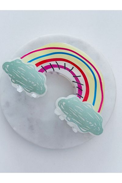 CHARMLUCKY Rainbow Latch Buckle