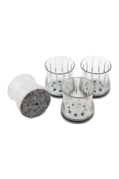 Magic Sliders Round Shape Rubber Felt Pad Set 1.25 - 1.063Inch
