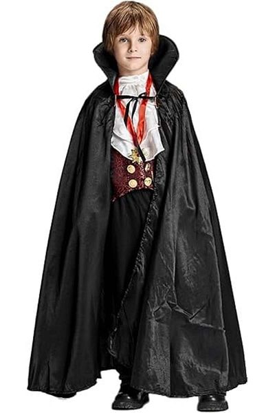 Ikali Ikali children's vampire costume, polyester, multicolor, 4 pieces, 4-6 years