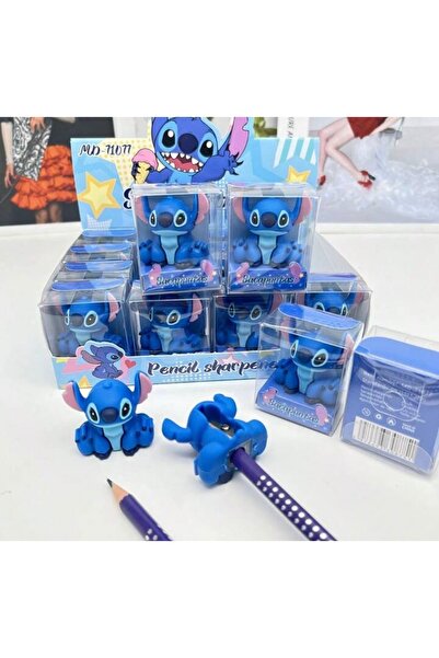 Happystore 1 adet Disney lilo ve dikiş kalemtraş kırtasiyelik ürünler