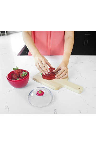 Joie Simply Slice BPA-Free Dishwasher Safe Strawberry Slicer