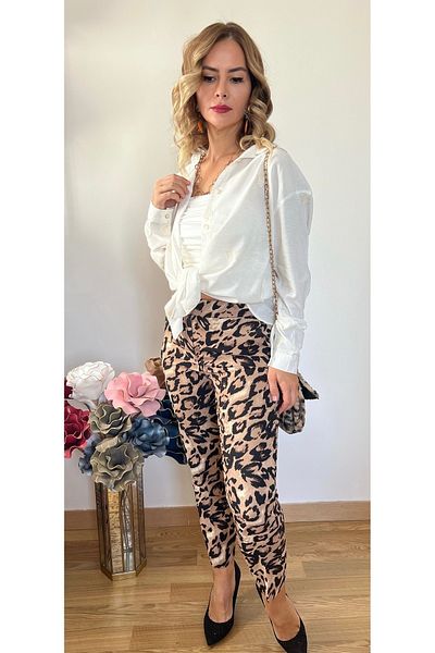 Cardella Cămașă oversize cu broderie de flori