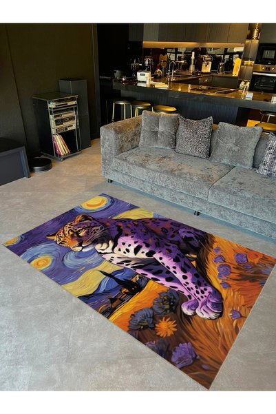 Rugs Modern Halı Atlas Collection Abstract Design Leopard Patterned Creative ...