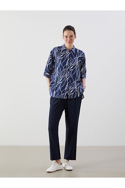 LC Waikiki Black Elastic Waist Women's Trousers