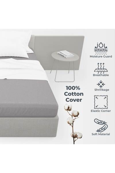 Home Still ORGANIC COTTON COVER GREY 180x200 CM