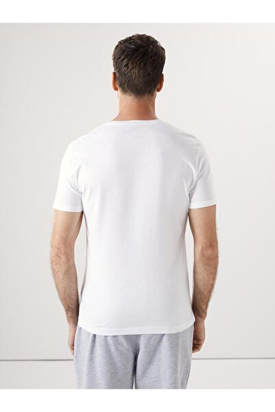 LC Waikiki Ανδρικό μπλουζάκι LCWAIKIKI Classic Crew με κοντό μανίκι χτενισμένο βαμβακερό