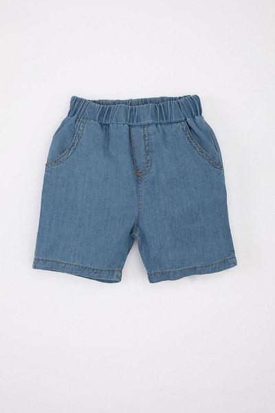 DeFacto Baby Boy 2 Piece Set Printed Short Sleeve T-Shirt Top Jean Shorts C5620A524Sm