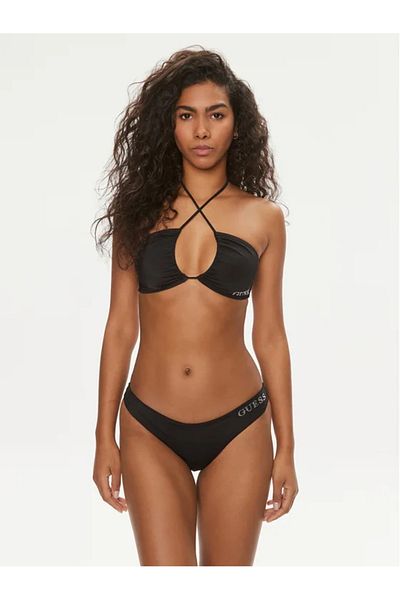 Guess Jeans Pantaloni de bikini negru de damă ly00k Blugi Guess