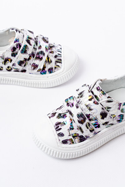 p papuccum ortopedi çocuk ayakkabıları Pantofi sport ortopedici cu velcro cu model leopard pentru fete