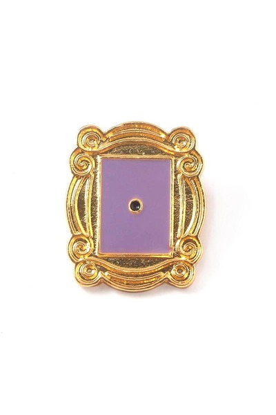 Choice دبوس شارة شخصية تشاندلر من مسلسل الأصدقاء التلفزيوني باللون الذهبي، قل...