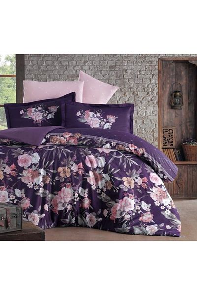 Pucioasa Lenjerie de pat dublu satin de lux, Pera