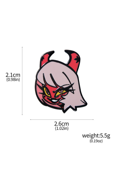 Choice X00466-02 11 نمطًا من دبابيس مينا أنمي HazbinHotel Alastor الشريرة Cha...