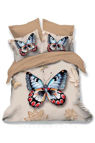 Pucioasa 3D finet lingerie 6 pieces, Sulfur, Multicolor Butterfly FN3D9