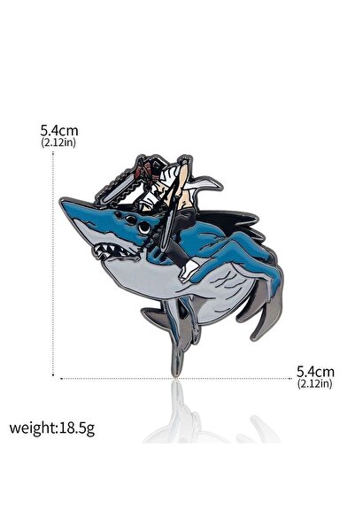 Choice X00324-08 سلسلة مفاتيح أنمي CS Man شارة دينجي باور ماكيما قلادة معدنية...