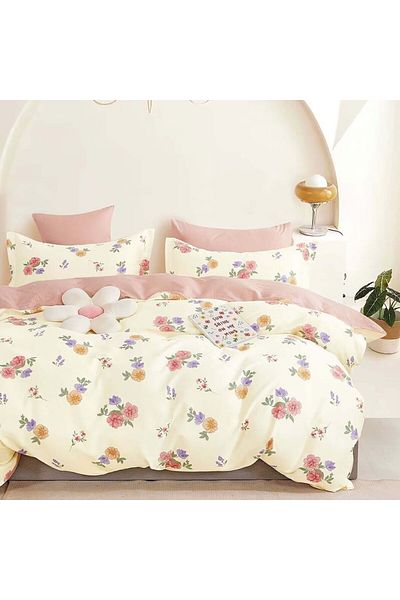 Pucioasa 100% cotton percale bed linen, 6 pieces, Pucioasa, PRC95