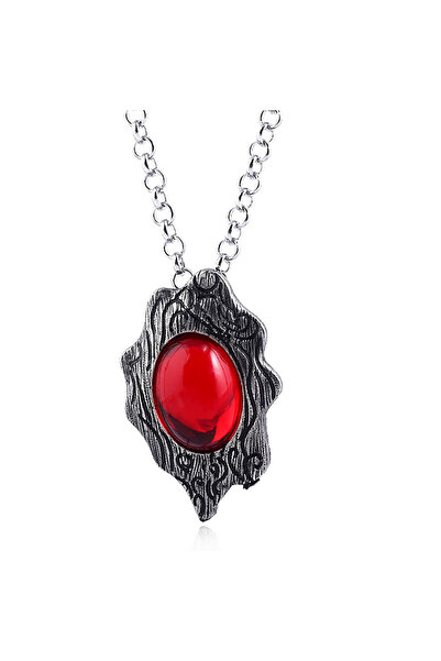 Choice N00108 Trendy DMC Devil MayCry 5 Dante Pendant Necklace Red Blue GEM C...