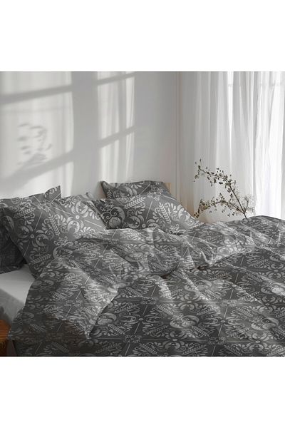 Bedora Double bed linen, King Size, Wol, TC200, 4 pieces, 200x220 cm, satin cotton, multicolor