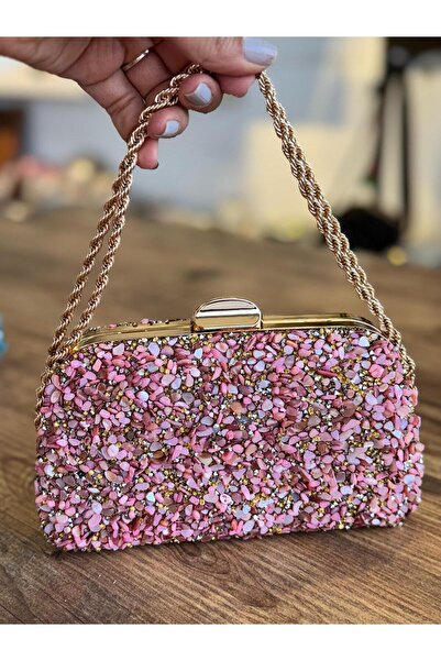 Blacktavern Aibye Stone Bag - Stylish Design with Chain Strap Left & Watch