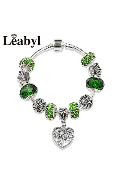 Choice 20 سم (7.9 بوصة) 872 دروبشيبينغ الفضة اللون شجرة الحياة الأزياء أساور ...