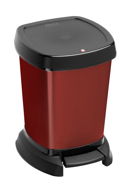 Rotho Cos de gunoi cu pedala 6L, rosu, Paso