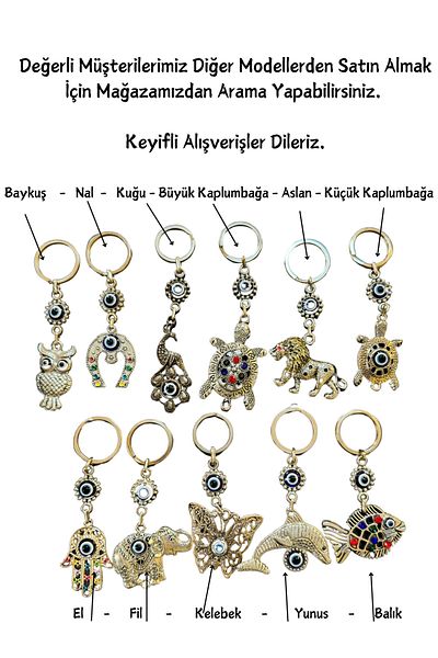 GRANDSTORE Butterfly Figure Zamak Cast Unbreakable Keychain